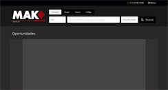 Desktop Screenshot of makimoveis.com.br